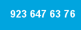 923 647 63 76 923 647 63 76